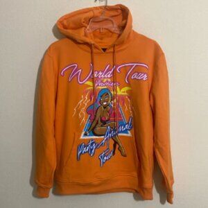 WORLD TOUR Men's Party Animal Tour Hoodie Sweatshirt Size L